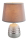 Gilde Lampe "Lagos" Keramik grau, silberfarben 47356