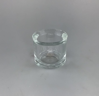 Teelicht Glas transparent 5,5x6,5cm