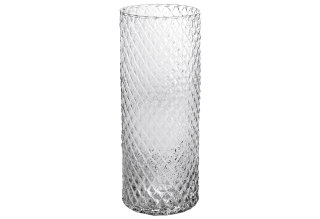 Sandra Rich Zylindervase Diamond Glas Ø15 801354