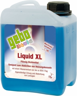 Gebo 75042 Liquid XL 2l Dichtmittel Flüssigdichtmittel Heizungsdichtmittel für Heizkessel Heizung Kessel Heizungsanlagen