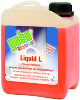 Gebo 75032 Liquid L 2l Dichtmittel Flüssigdichtmittel Heizungsdichtmittel für Heizungsanlagen und Heizung Heizungsleck